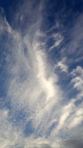 2015年7月19日に見た筋雲